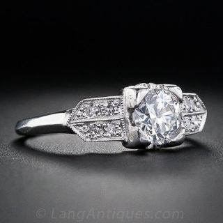 .55 Carat Art Deco Diamond Engagement Ring