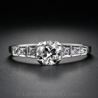 .55 Carat Art Deco Diamond Engagement Ring