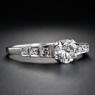 .55 Carat Art Deco Diamond Engagement Ring