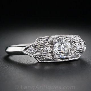 .55 Carat Art Deco Diamond Engagement Ring