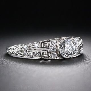 .55 Carat Art Deco Diamond Engagement Ring