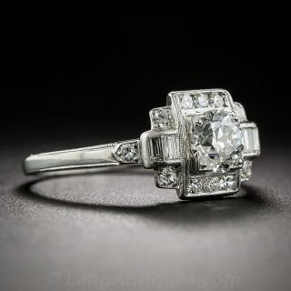 .55 Carat Art Deco Diamond Engagement Ring