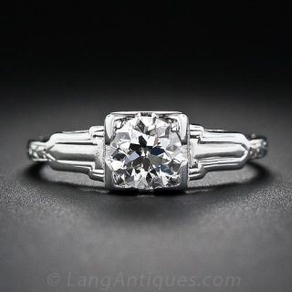 .55 Carat Art Deco Diamond Solitare Ring