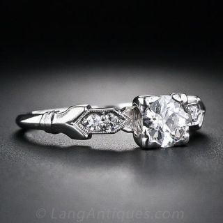 .55 Carat  Art Deco Engagement Ring