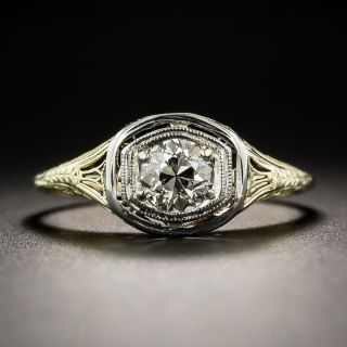 .55 Carat Art Deco Solitaire Engagement Ring
