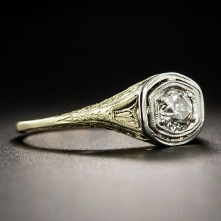 .55 Carat Art Deco Solitaire Engagement Ring