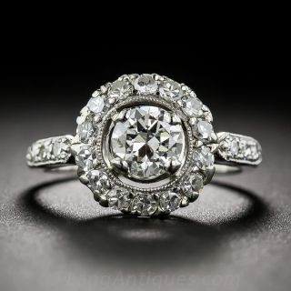 .55 Carat Center Platinum Diamond Ring