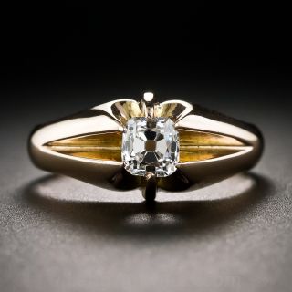 .55 Carat Cushion-Cut Diamond Antique Rose Gold Ring  
