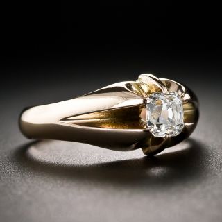 .55 Carat Cushion-Cut Diamond Antique Rose Gold Ring  