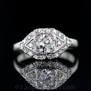 .55 Carat Diamond Engagement Ring, Circa 1950's