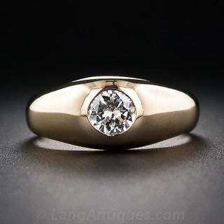 .55 Carat Diamond Estate Flush-Set Ring