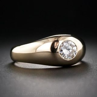 .55 Carat Diamond Estate Flush-Set Ring