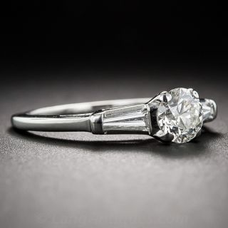 .55 Carat Diamond Estate Platinum Engagement  Ring