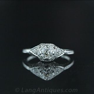 .55 Carat Diamond Filigree Solitaire Main View