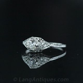 .55 Carat Diamond Filigree Solitaire