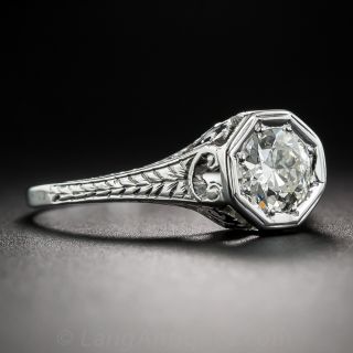 .55 Carat Diamond Vintage Solitaire Engagement Ring