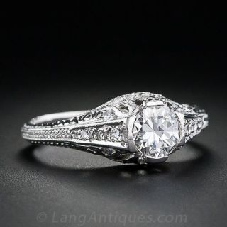 .55 Carat Diamond Vintage Style Engagement Ring