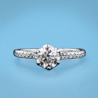 .55 Carat Edwardian Diamond Solitaire in Platinum