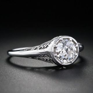 .55 Carat Filigree Solitare Diamond Ring