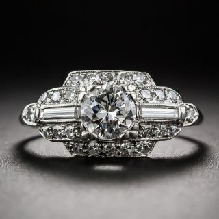 .55 Carat Late Art Deco Engagement Diamond Ring