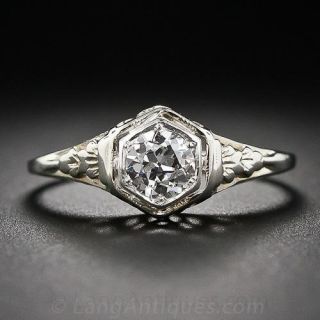 .55 Carat Vintage Diamond Engagement Ring