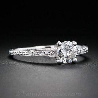 .55 Carat Vintage Style Diamond Engagement Ring