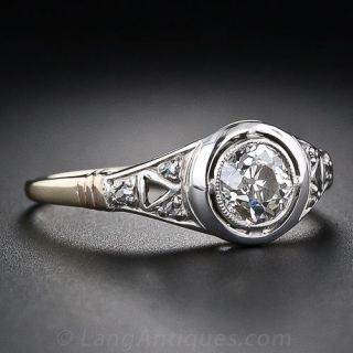 .56 Carat Antique Diamond Engagement Ring