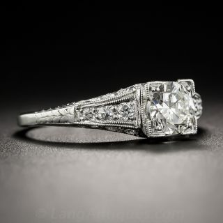 .56 Carat Diamond Art Deco Engagement Ring