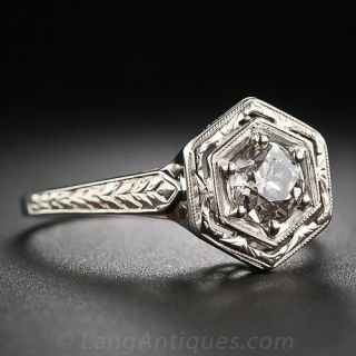 .56 Carat Vintage Diamond Solitaire Engagement Ring