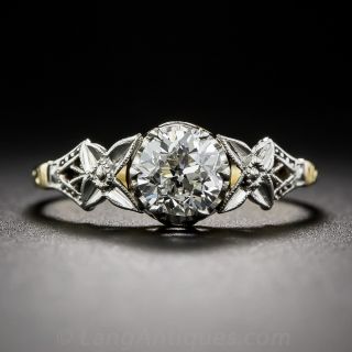 .58 Carat Antique Engagement Ring - GIA H-VS1