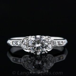 .58 Carat Estate Diamond Engagement Ring