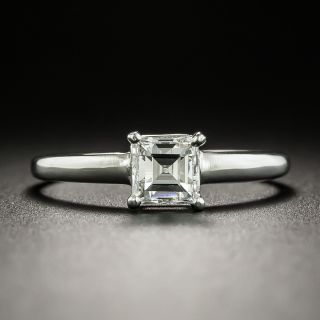 .58 Carat Square-Cut Diamond Solitaire Engagement Ring GIA - F VS1 - 2