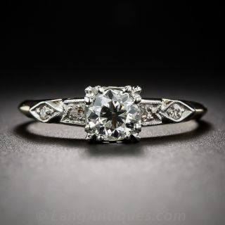 .58 Carat Vintage Diamond Engagement Ring