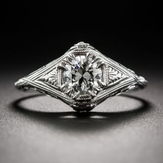 .58 Carat Vintage Diamond Engagement Ring - GIA Certified
