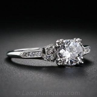 .58 Carat Vintage  Diamond Engagement Ring