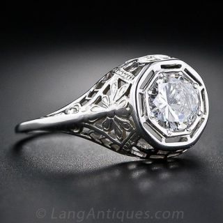 .59 Carat Diamond Vintage Engagement Ring
