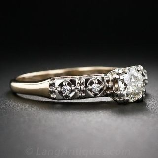 .59 Carat Mid-Century Diamond Engagement Ring