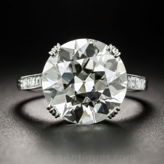 6.78 Carat European-Cut Diamond - GIA  L VS2  - 1