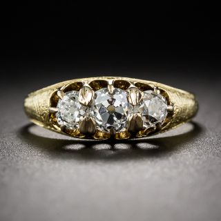 .60 Carat Antique Diamond Three-Stone Ring