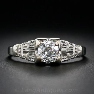 .60 Carat Art Deco Diamond Engagement Ring