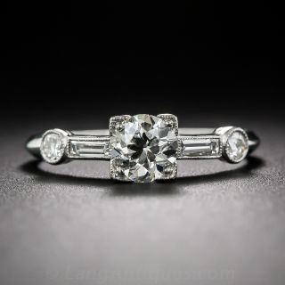 .60 Carat Art Deco Diamond Engagement Ring