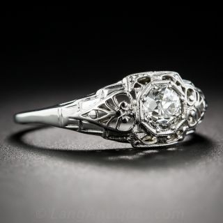 .60 Carat Art Deco Diamond Engagement Ring 