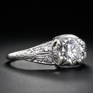.60 Carat Art Deco Diamond Ring