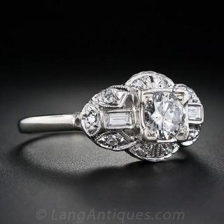 .60 Carat Art Deco Diamond Ring