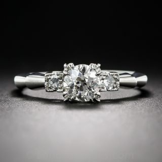 .60 Carat Diamond and Platinum Vintage Engagement Ring