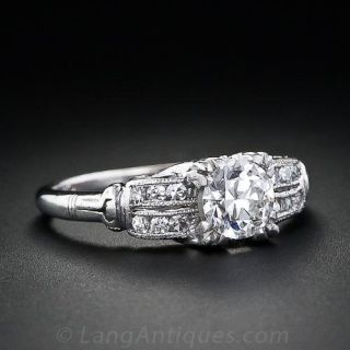 .60 Carat Diamond Art Deco Engagement Ring