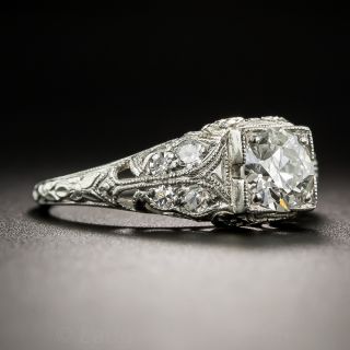 .60 Carat Diamond Vintage Engagement Ring by Traube-Orange Blossom