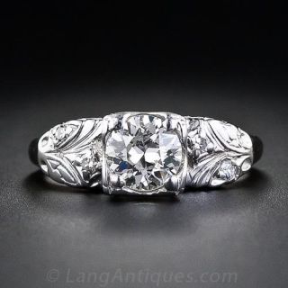 .60 Carat Mid-Century Diamond Engagement Ring