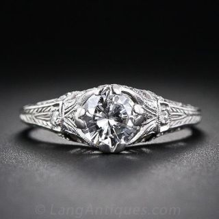 .60 Carat Neo-Classical Vintage Engagement Ring