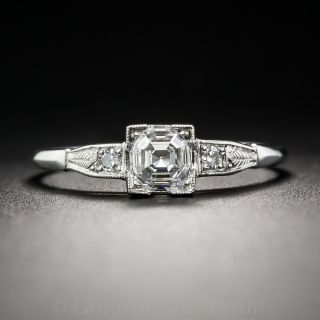.60 Carat Octagonal Diamond Ring - GIA E VS2